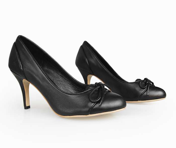Replica Chanel Shoes 72301b black lambskin leather